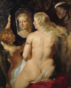 Venus en el espejo, por Rubens (1615)